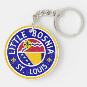 Little Bosnia St. Louis, Bosnian American Key Ring