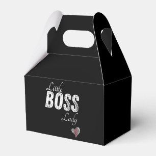 Little Boss Lady Baby Children Toddler Girl Short Favour Box