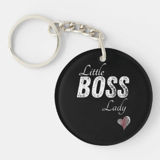 Little Boss Lady Baby Children Toddler Girl Short Key Ring