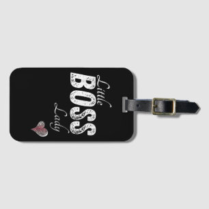 Little Boss Lady Baby Children Toddler Girl Short Luggage Tag