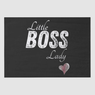 Little Boss Lady Baby Children Toddler Girl Short Tissue Paper