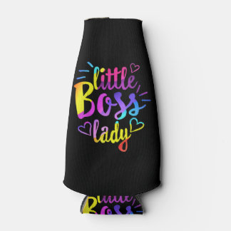 Little Boss Lady Girls Kids Daughter Baby mini bos Bottle Cooler