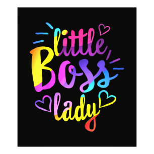 Little Boss Lady Girls Kids Daughter Baby mini bos Photo Print
