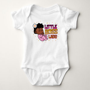 Little Boss Lady Melanin Black Baby Girl Infant Bodysuit