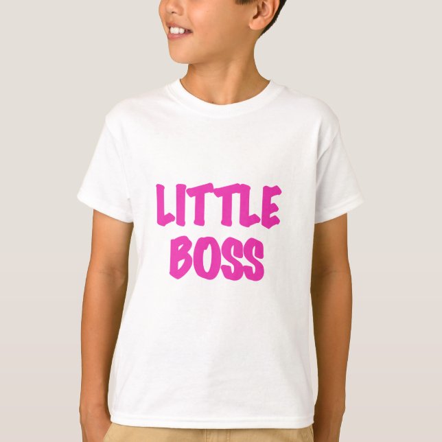 Little Boss - Pink Tshirts and Gifts (Front)