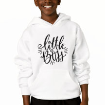 Little Boss stylish hooded sweatshirt