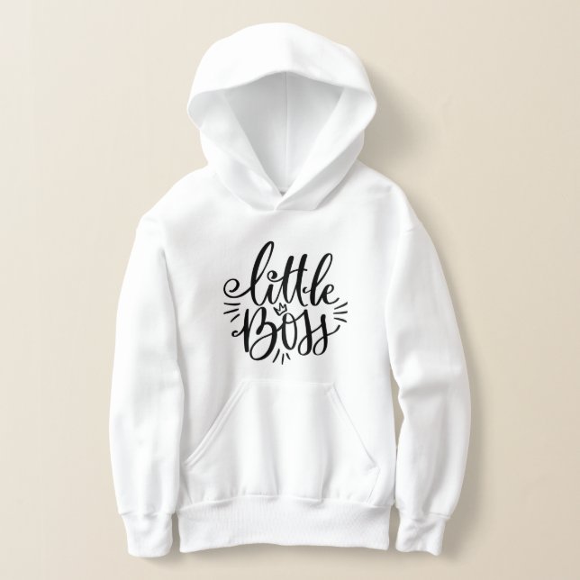 Little Boss stylish hooded sweatshirt (Laydown)