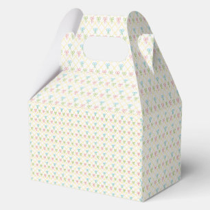 Little bows seamless pattern favour box