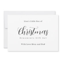 Little Box of Family Photo Christmas Ornaments