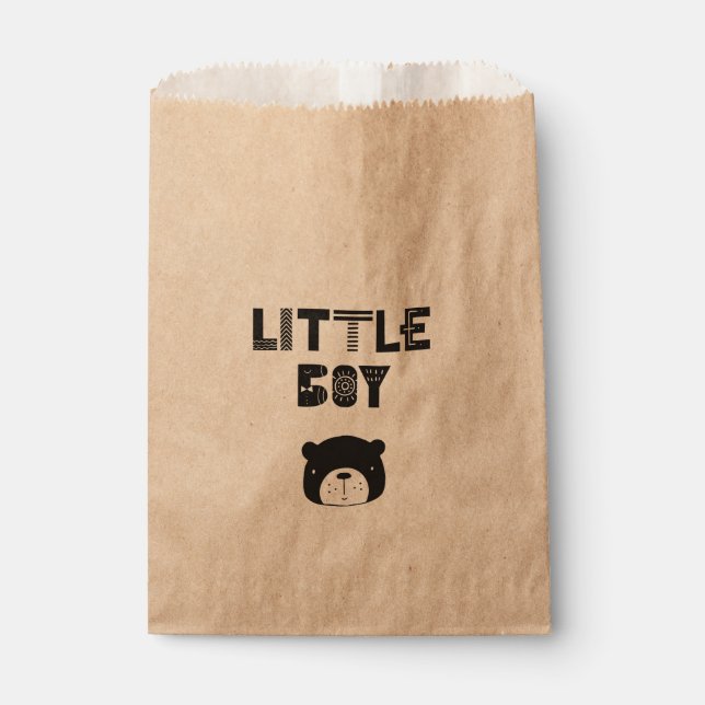 Little Boy | Baby Bear | Favour Bag (Front)