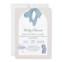 Little Boy Baby Shower Invitation