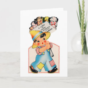 Little boy birthday card