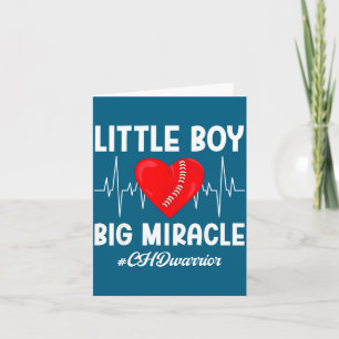 Little Boy Chd Warrior Congenital Heart Disease Aw Card