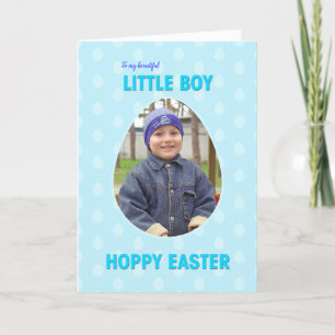Little boy easter card
