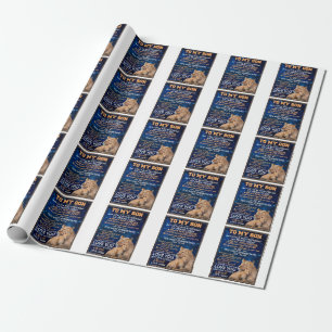 Little Boy Yesterday Friend Today-Lion Mom To Son Wrapping Paper