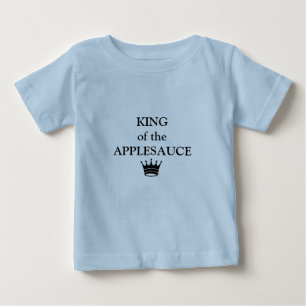 little boys shirt "KING of the APPLESAUCE"