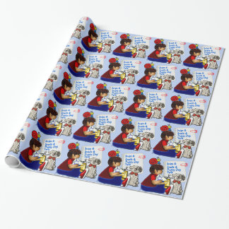 Little Boys, Snails and Puppy Dogs (Personalised) Wrapping Paper