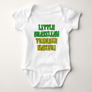 Little Brazilian Trouble Maker Baby Bodysuit