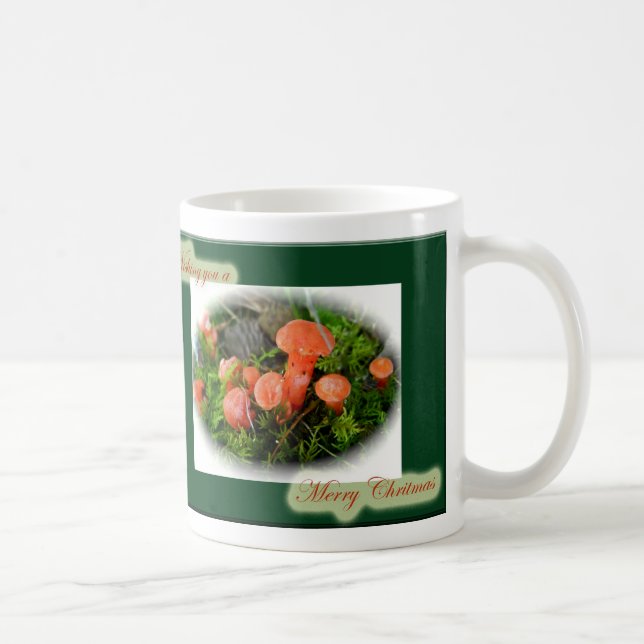 Little Bright Mushrooms Christmas Mug (Right)