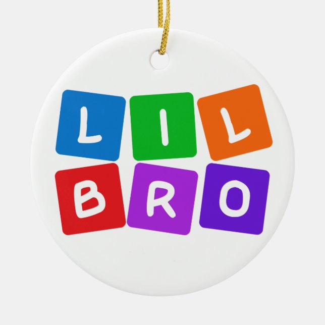 Little Bro ornaments (Front)