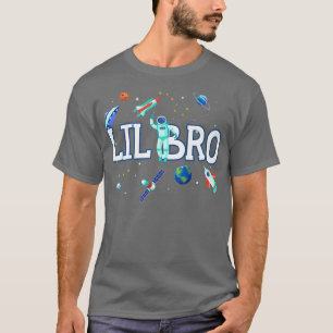 Little Brother Astronaut Space Family Matching Bir T-Shirt