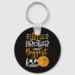 Little Brother Biggest Fan Bysketbyll Key Ring