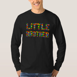 Little Brother Brick Builder Blocks Master Builde T-Shirt