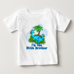 Little Brother Dinosaurs Baby T-Shirt