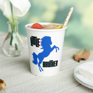 Little Brother Horse Rearing Paper Cups