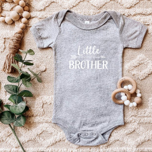 Little Brother Matching Sibling Family Baby Bodysuit