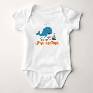 Little Brother - Mod Whale Baby Bodysuit