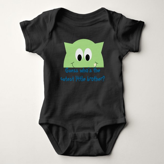 Little Brother Monster T-shirt Baby Bodysuit (Front)