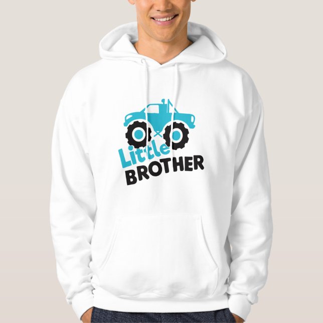 Little Brother Monster Truck Hoodie (Front)