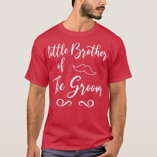 Little Brother of Groom & Bride Wedding Matching T-Shirt