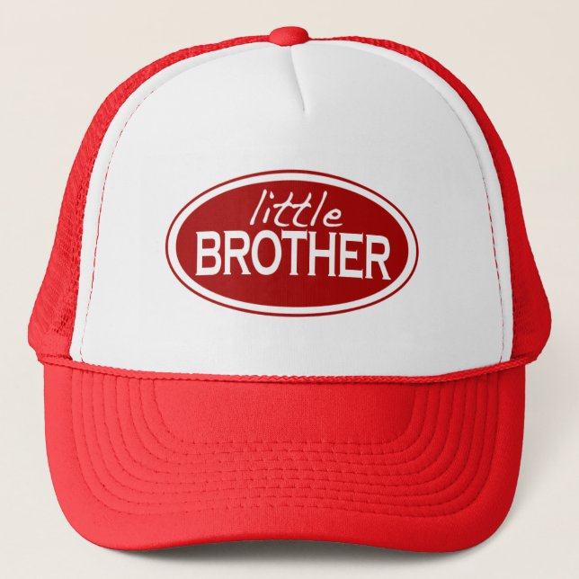 Little Brother (oval) Trucker Hat (Front)