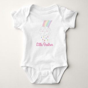 Little Brother Rainbow Baby Bodysuit