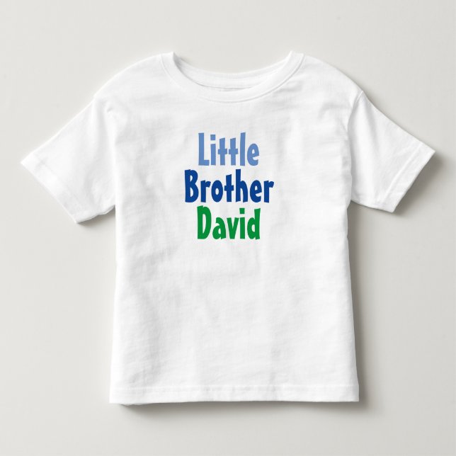 Little Brother T-Shirt Custom Name (Front)