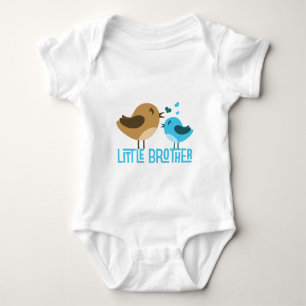 Little Brother with Birdies Baby Bodysuit