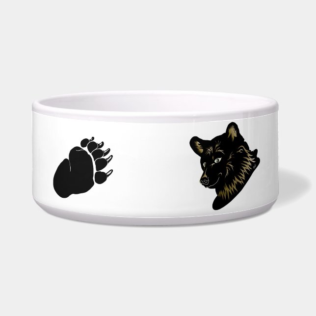 little brown bear Pet Bowl (Front)