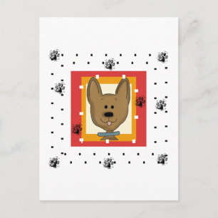 Little Brown Doggie Tshirts and Gifts Postcard