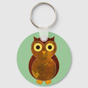 Little Brown Owl Key Ring