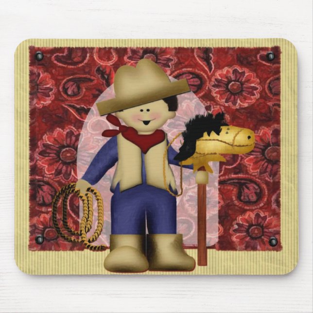 Little Buck A Roo Mouse Pad (Front)