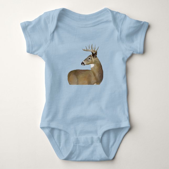 Little Buck Baby Bodysuit (Front)