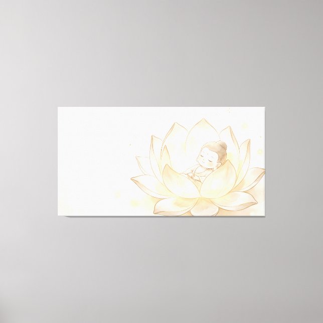 Little Buddha Canvas Print (Front)