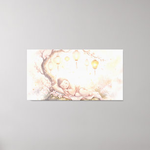Little Buddha Canvas Print
