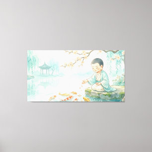 Little Buddha Canvas Print