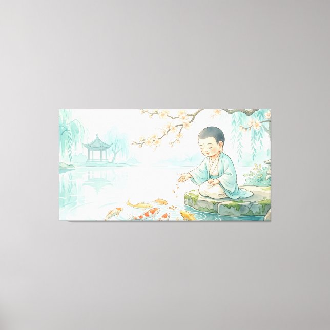 Little Buddha Canvas Print (Front)