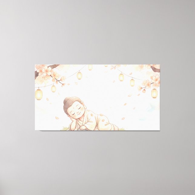 Little Buddha Canvas Print (Front)