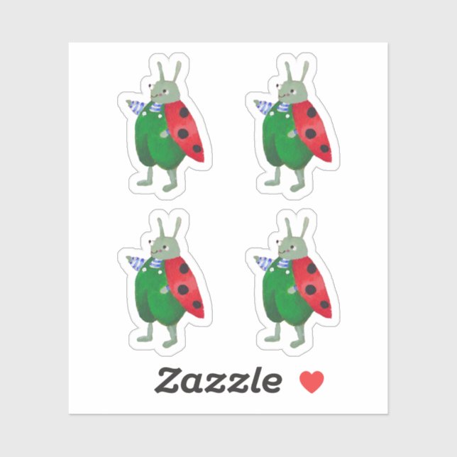 "Little Buddy Beetle Sticker" (Sheet)