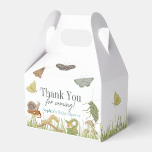 Little Bug Insects Mushroom Boy Baby Shower  Favour Box